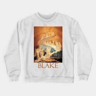 Jacob's Ladder by William Blake Crewneck Sweatshirt